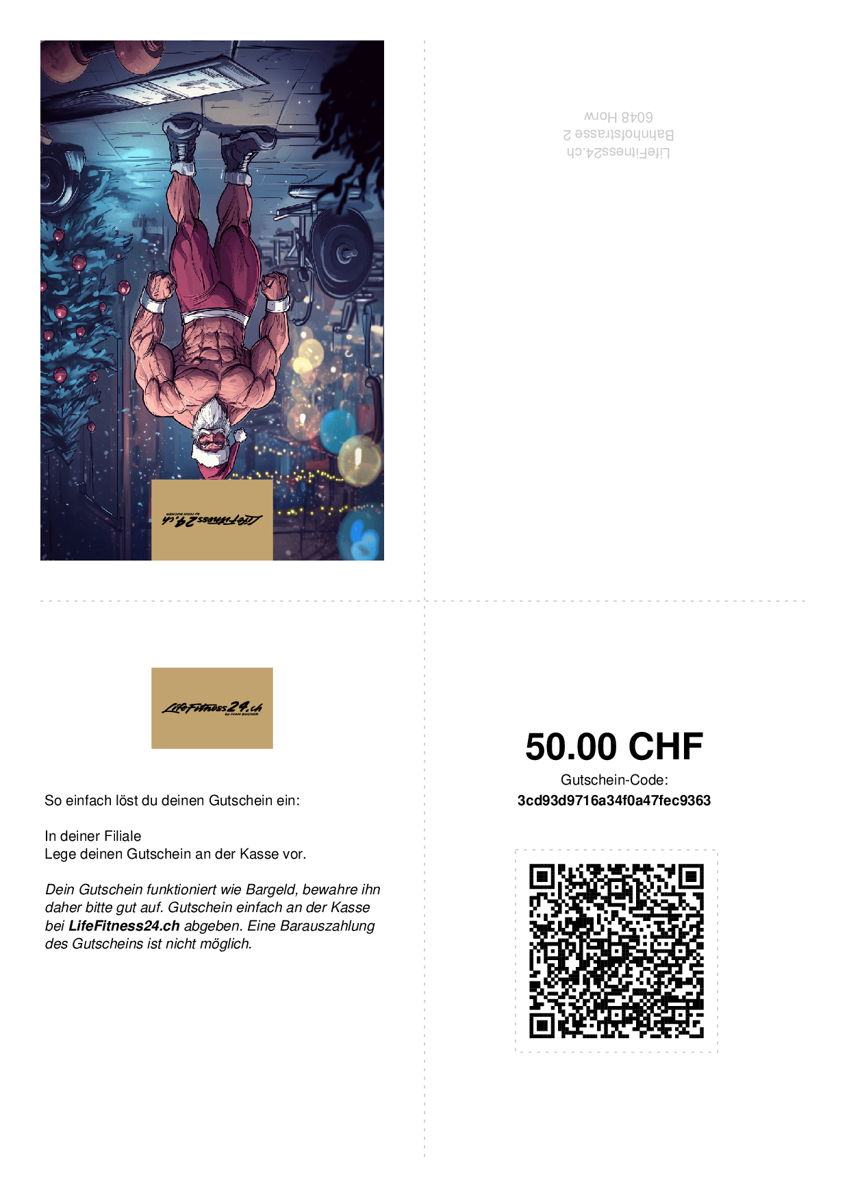 Santa skipped leg day – du nicht!