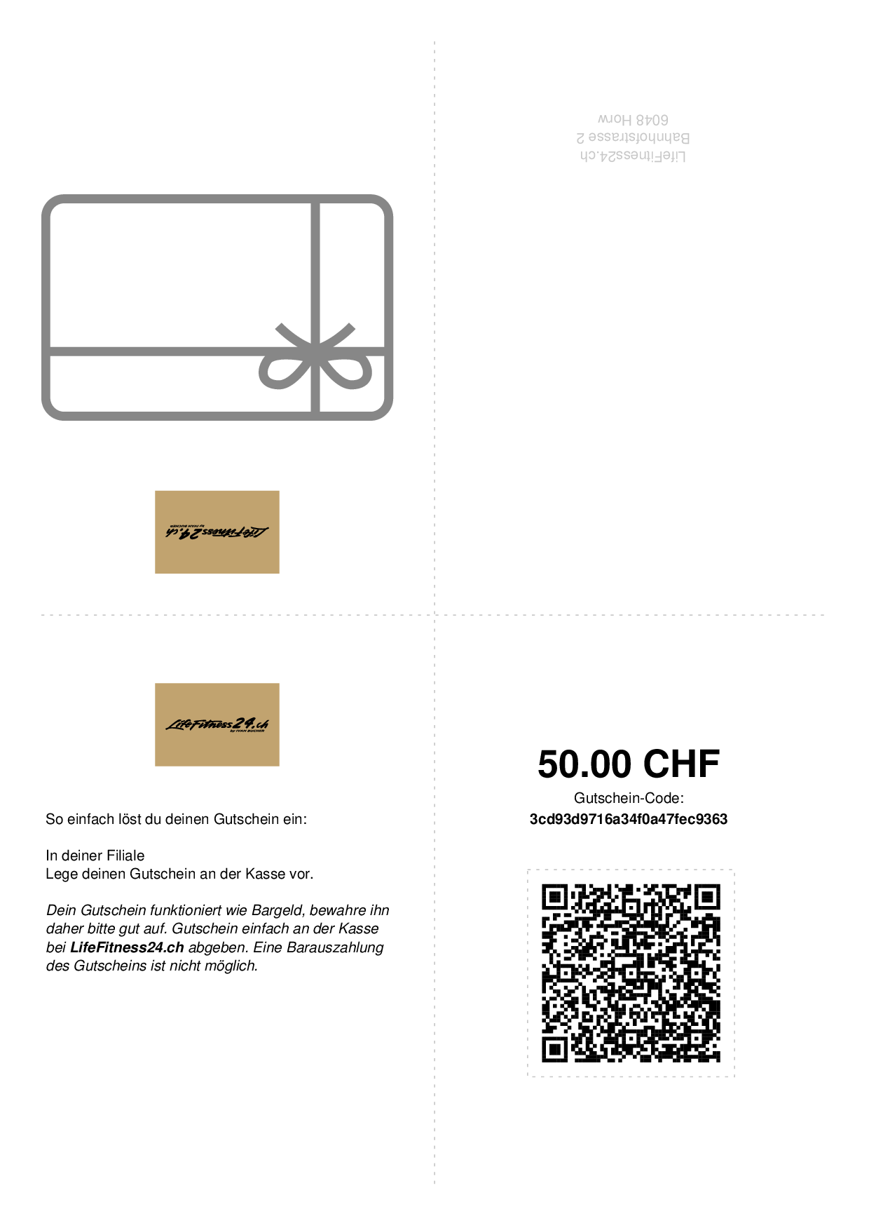 Wertgutschein